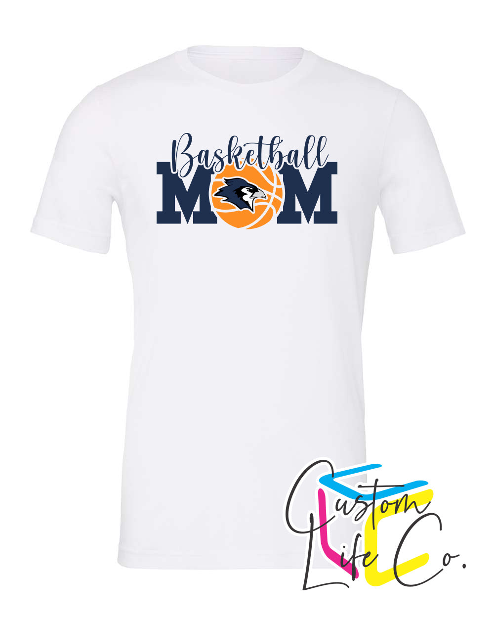 Bluejays Basketball Mom Adult T-Shirt