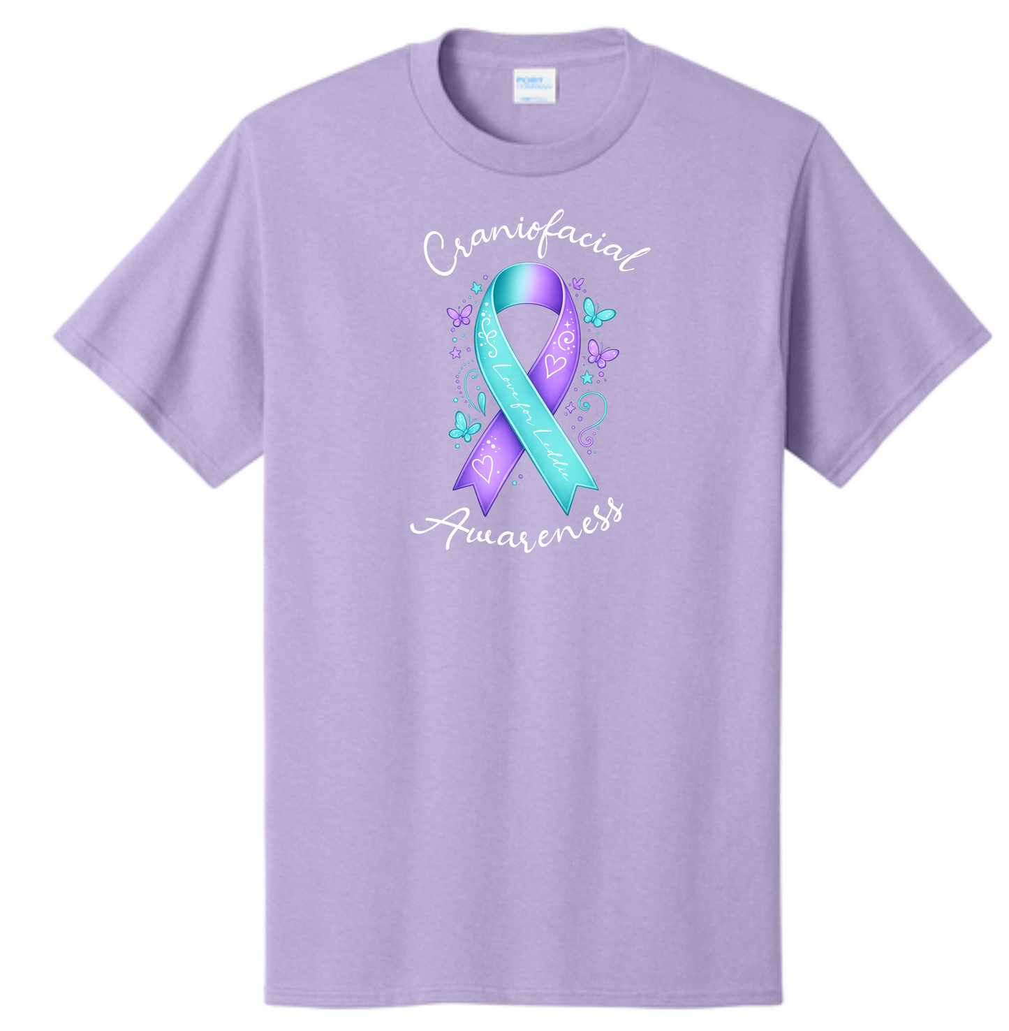 Love for Leddie Ribbon Adult T-Shirt