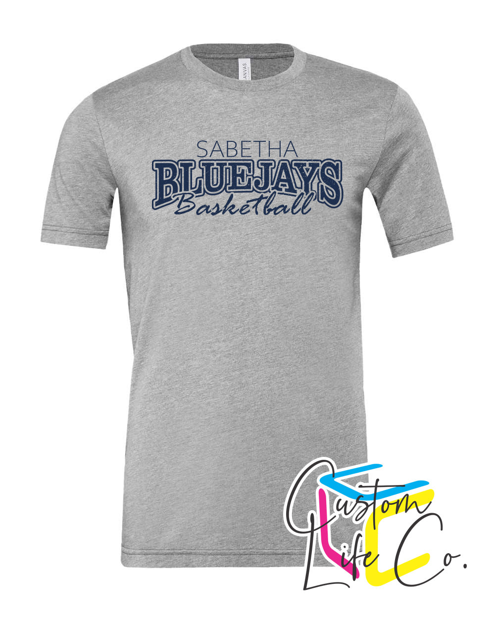 Sabetha Bluejays Basketball Adult T-Shirt