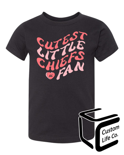 Cutest Little Chiefs Fan Toddler T-Shirt