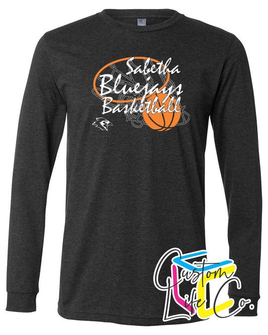 SMS Basketball Adult Long Sleeve Shirt