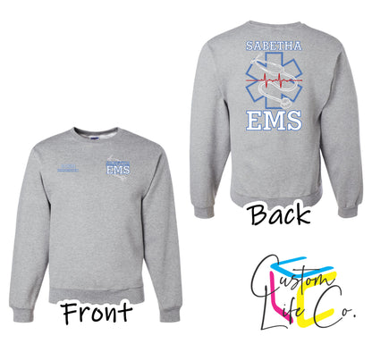 Sabetha EMS Crewneck - Jerzees