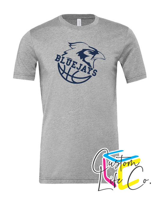 Bluejays Basketball Adult T-Shirt