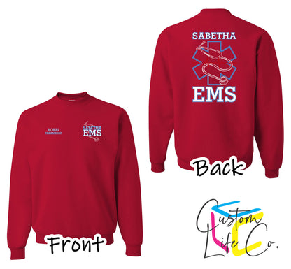 Sabetha EMS Crewneck - Jerzees