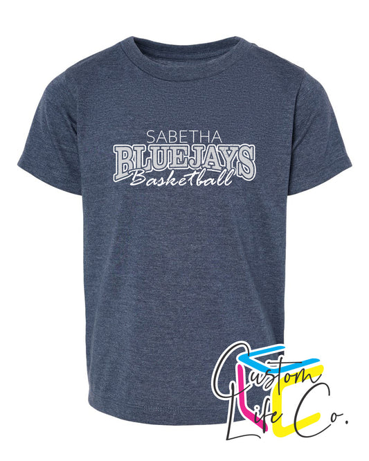 Sabetha Bluejays Basketball Toddler T-shirt