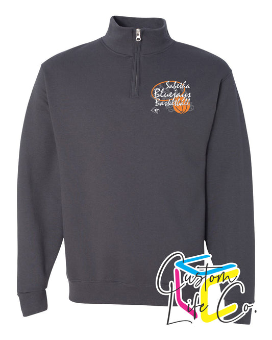 SMS Basketball Adult Fleece Quarter-Zip