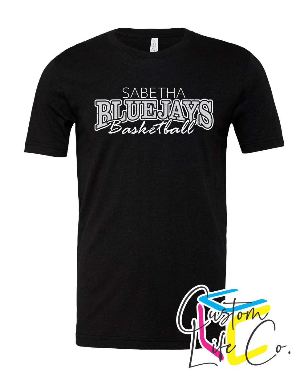 Sabetha Bluejays Basketball Adult T-Shirt