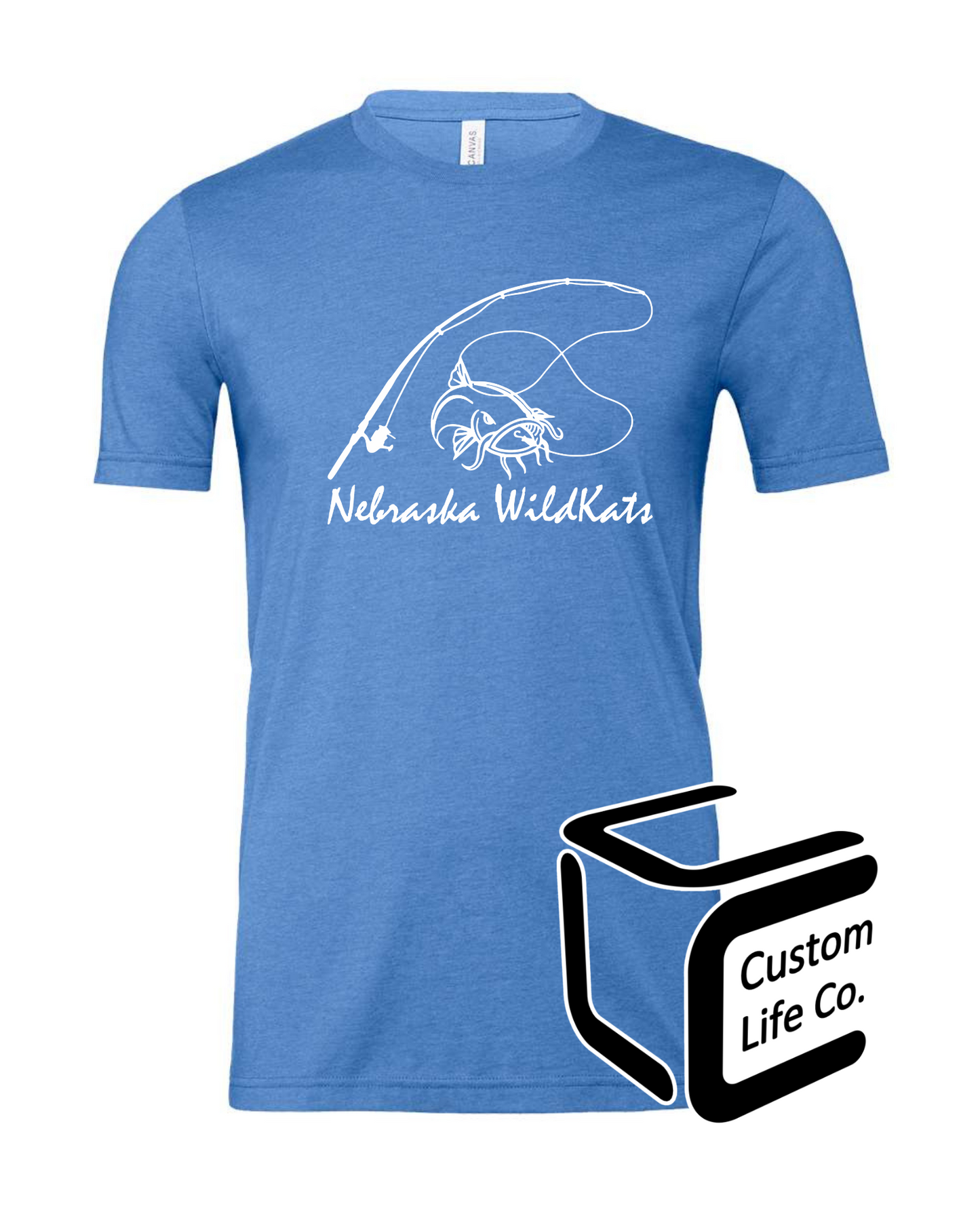 Nebraska Wildkats Gaffer Adult T-Shirt