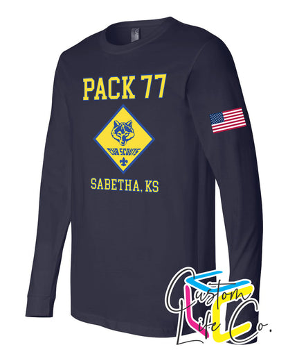 Cub Scout Pack 77 Adult Long Sleeve T-shirt