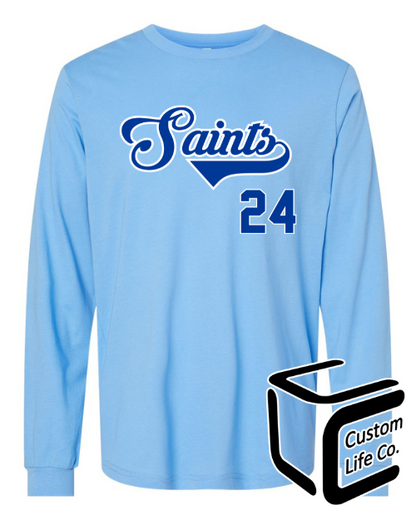 Seneca Saints Adult Long Sleeve T-Shirt