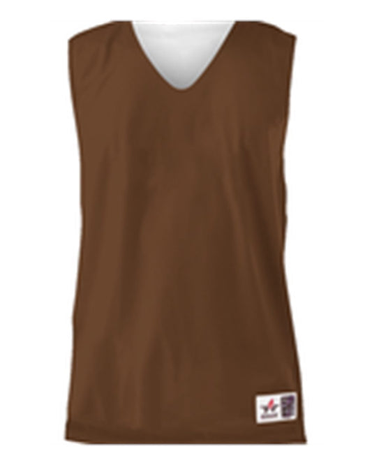 Youth Reversible Basketball Jersey - Brown/White