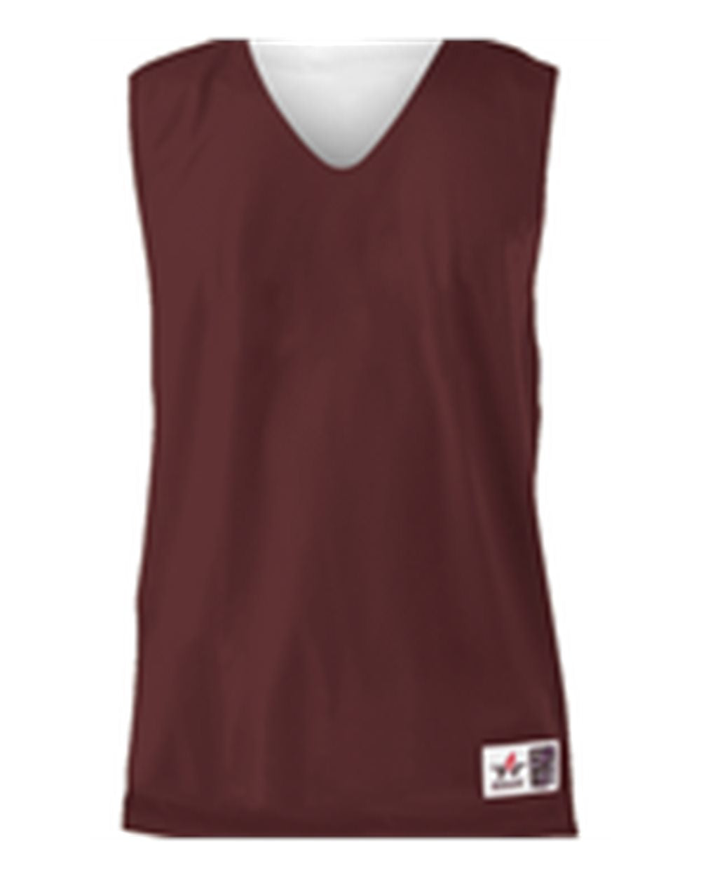 Youth Reversible Basketball Jersey - Maroon/White