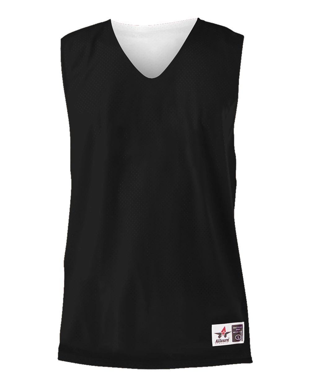 Adult Reversible Basketball Jersey - Black/White