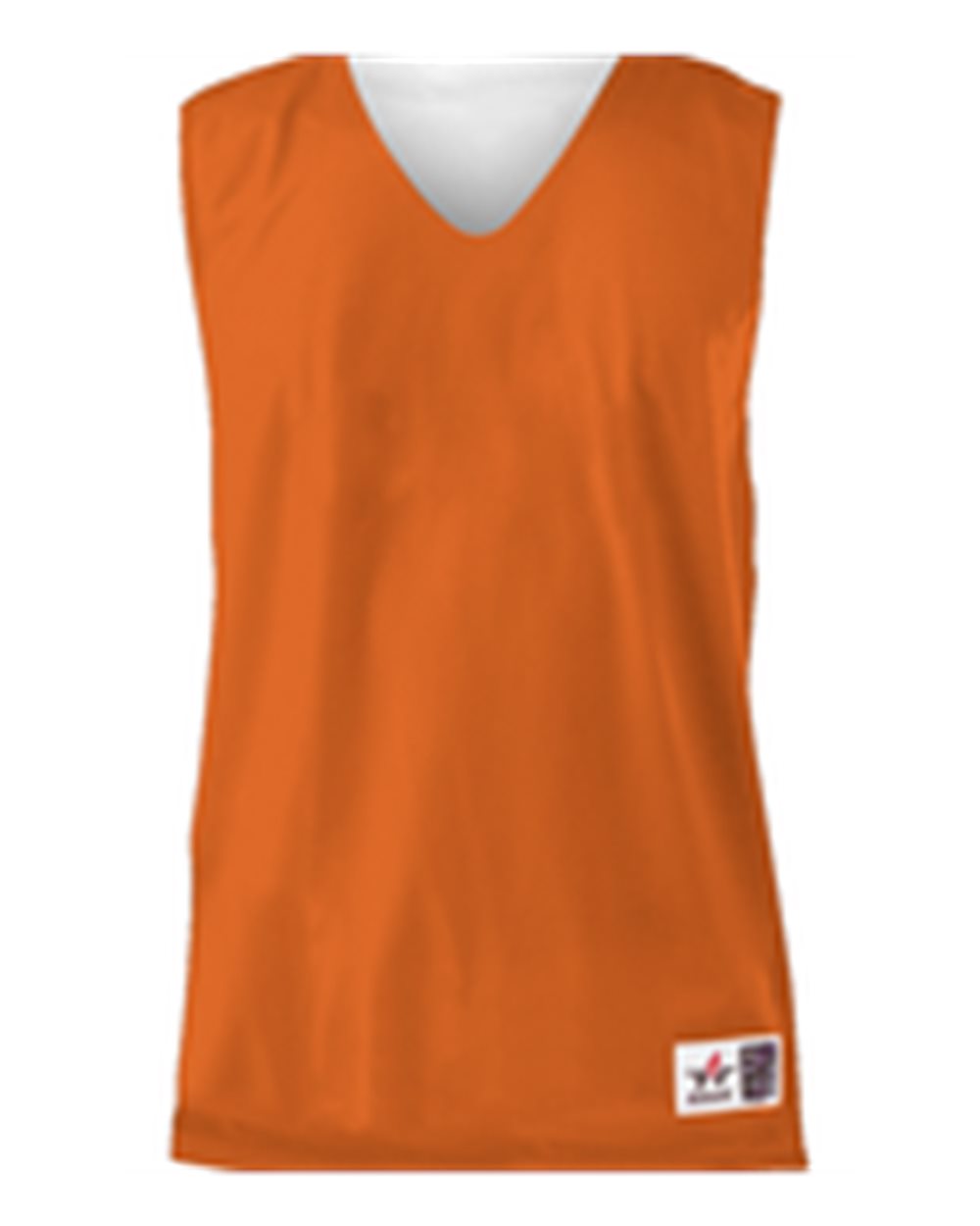 Adult Reversible Basketball Jersey - Orange/White