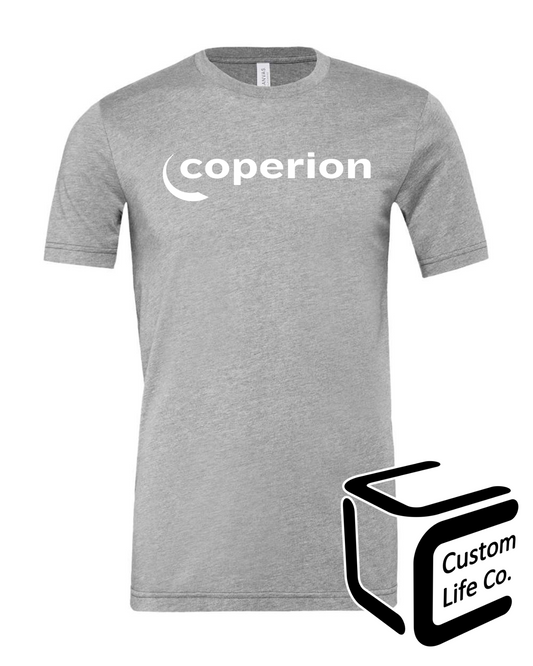 Coperion White Graphic Adult T-Shirt