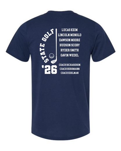 SHS State Golf 2026 Short Sleeve T-Shirt - Bella+Canvas