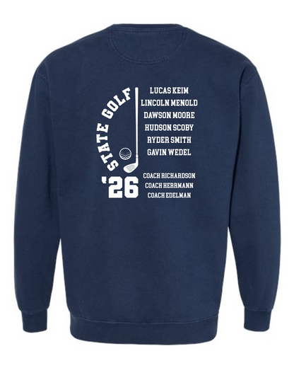 SHS State Golf 2026 Crewneck - Comfort Colors