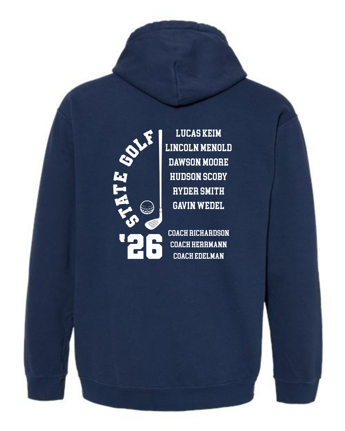 SHS State Golf 2026 Hoodie -Comfort Colors