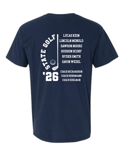 SHS State Golf 2026 Short Sleeve T-Shirt - Comfort Colors