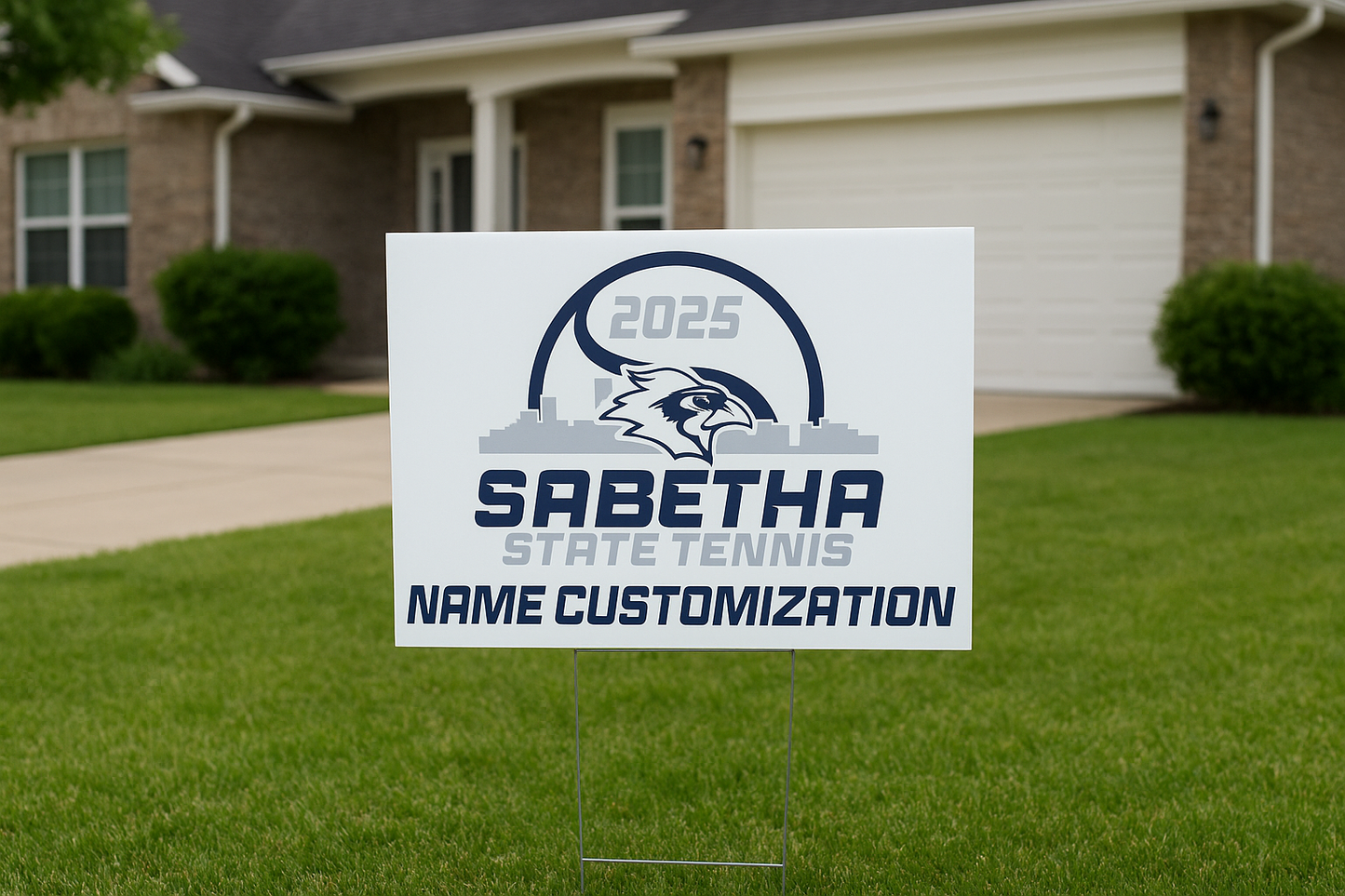SHS State Tennis Yard Sign