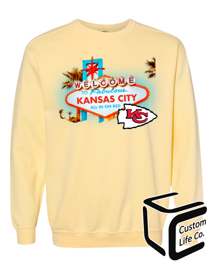KC All In On Red Crewneck