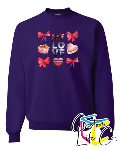 Valentine's Day Adult Crewneck D1