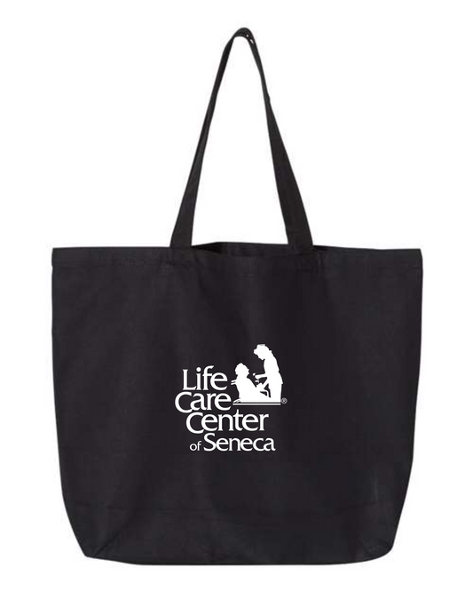 LifeCare White Logo Bags