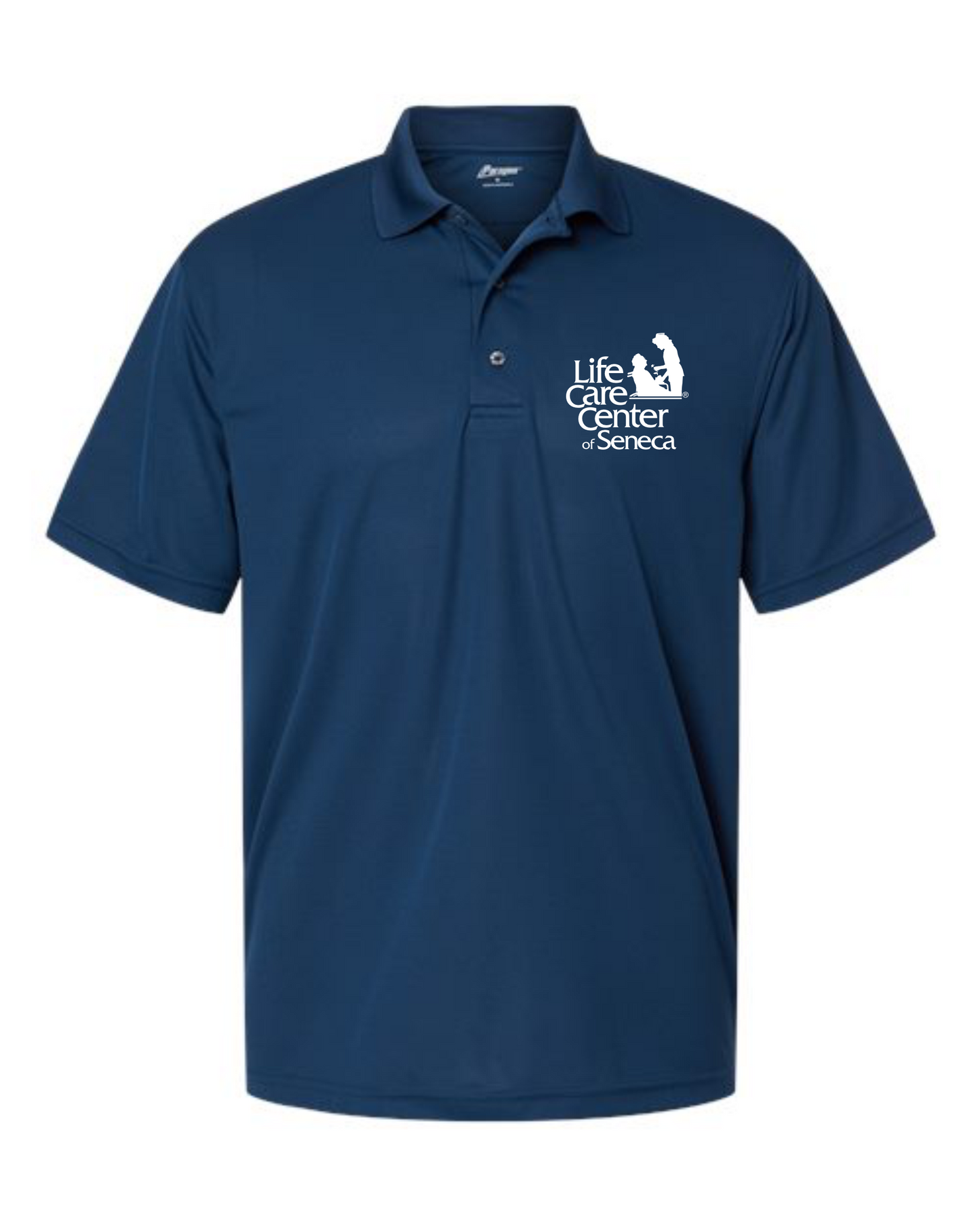 LifeCare White Logo Polos & Dresswear