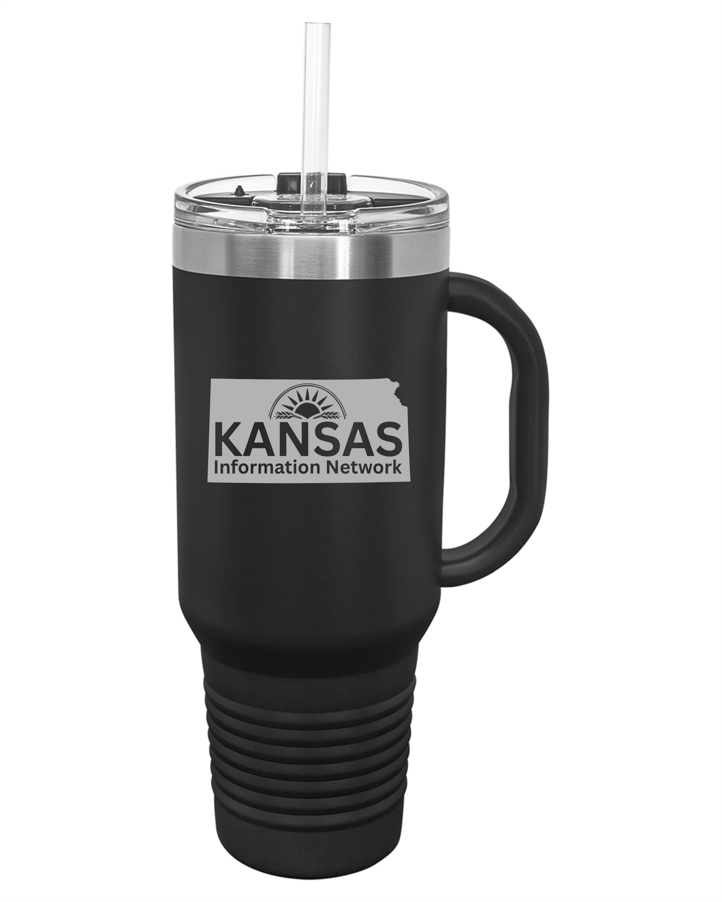 Kansas Information Network Engraved Drinkware