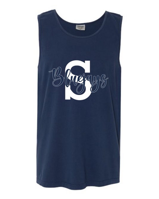 "S" Bluejays Tank Tops