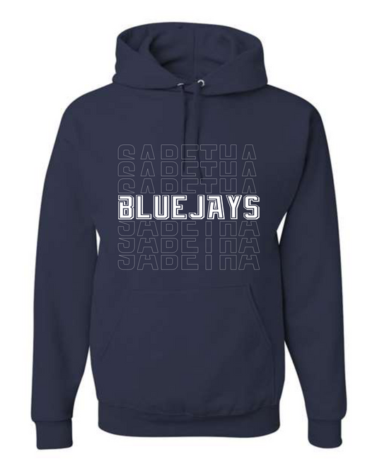 Sabetha Bluejays Stacked Sweatshirts & Outerwear