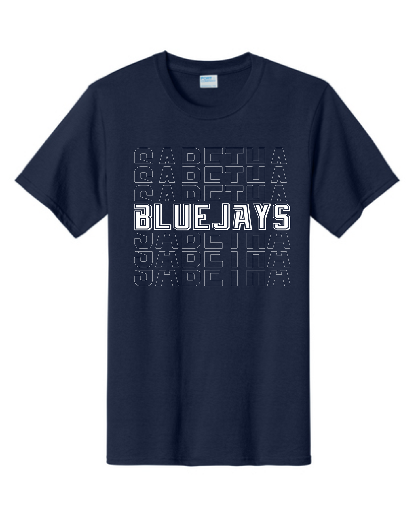 Sabetha Bluejays Stacked Tall Apparel