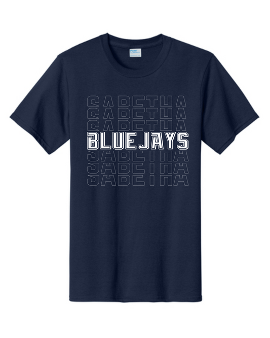 Sabetha Bluejays Stacked Tall Apparel