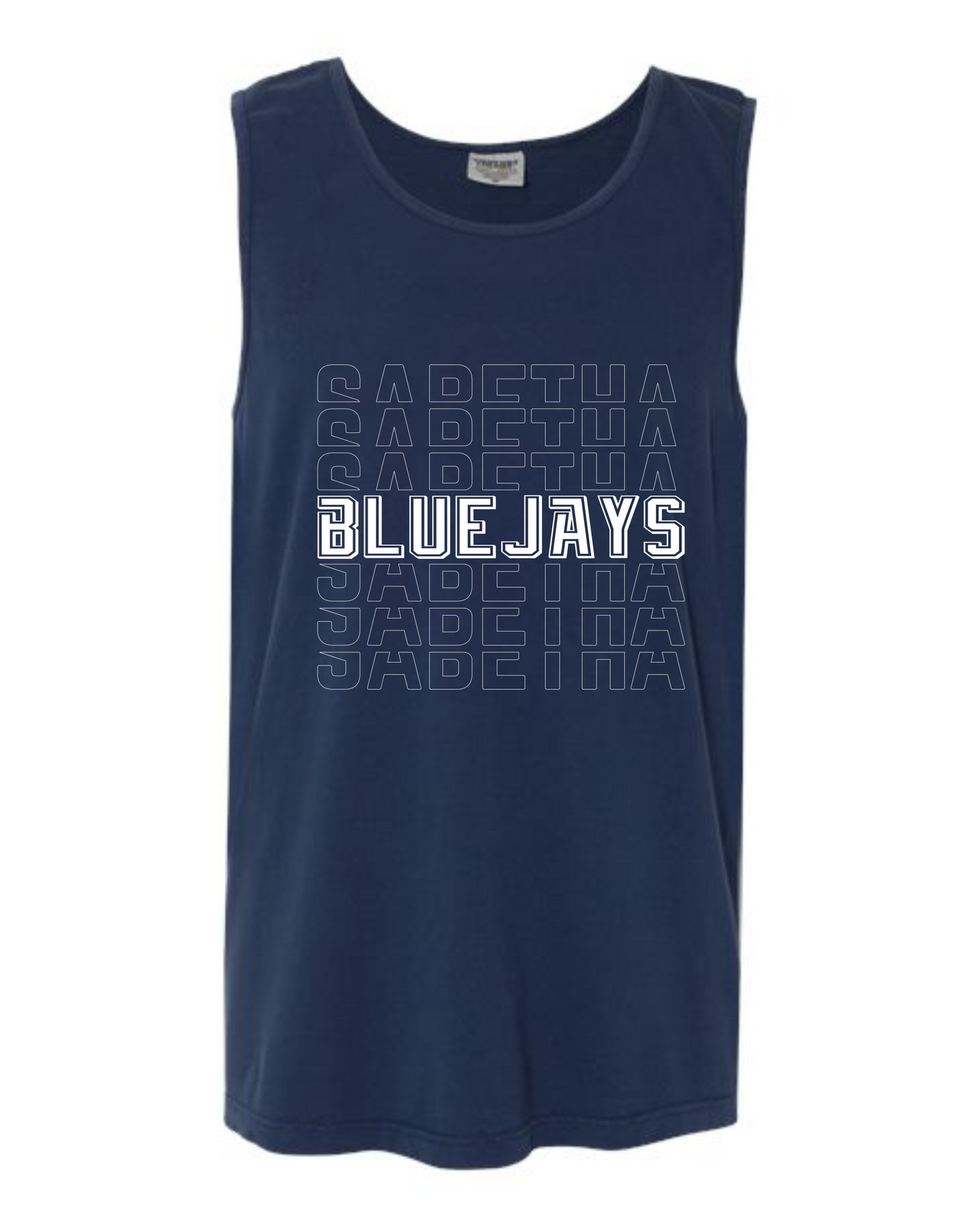 Sabetha Bluejays Stacked Tank Tops