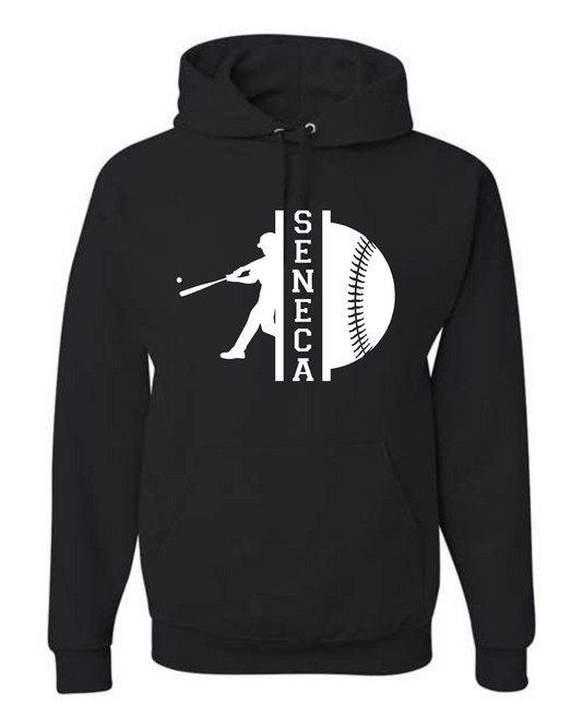 Seneca Baseball Batter Sweatshirts & Outerwear
