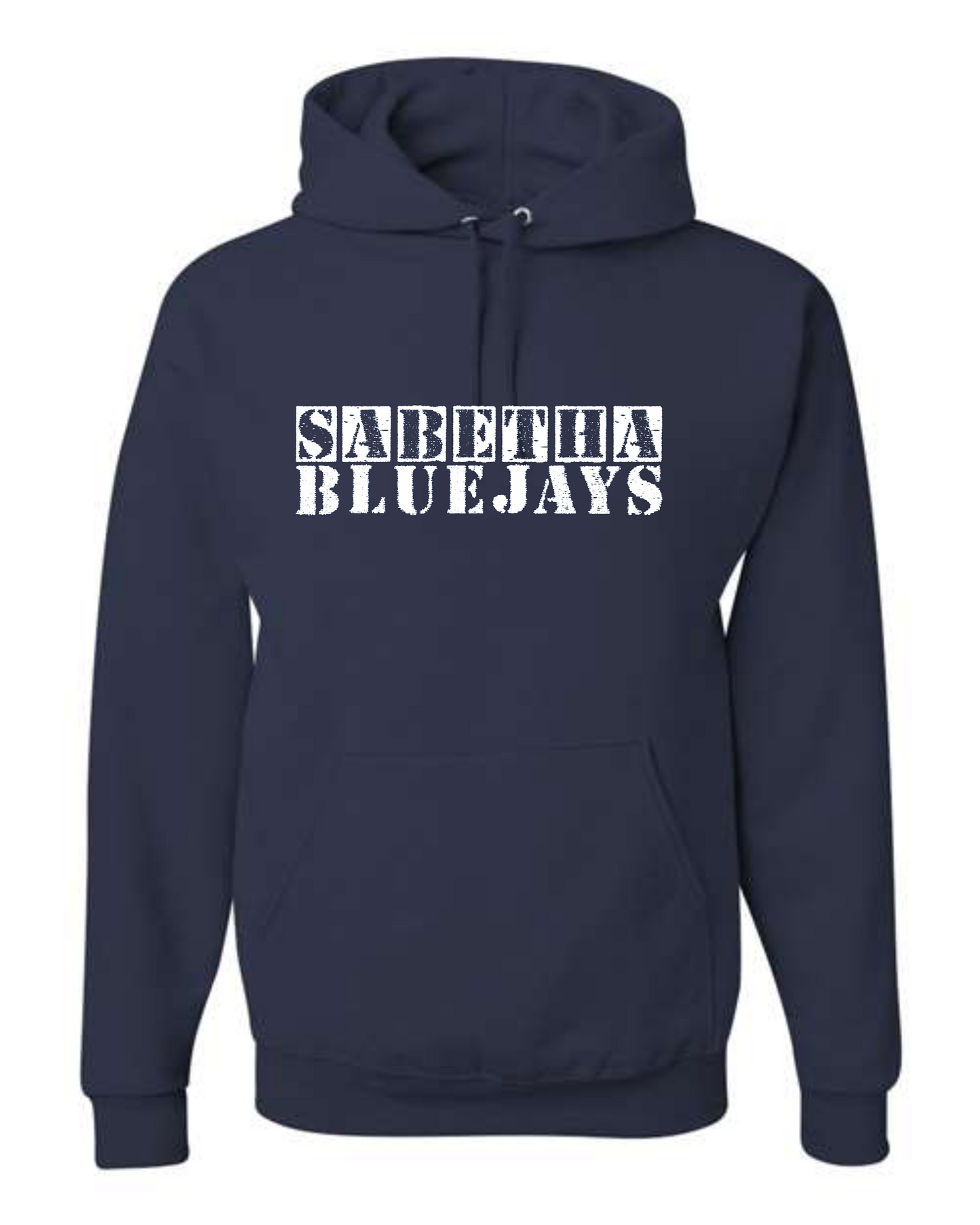 Sabetha Bluejays Stencil Sweatshirts & Outerwear