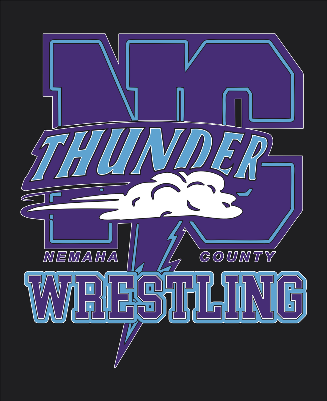 Thunder Wrestling Fan Gear D1 T-Shirts & Long Sleeves – Custom Life Co.
