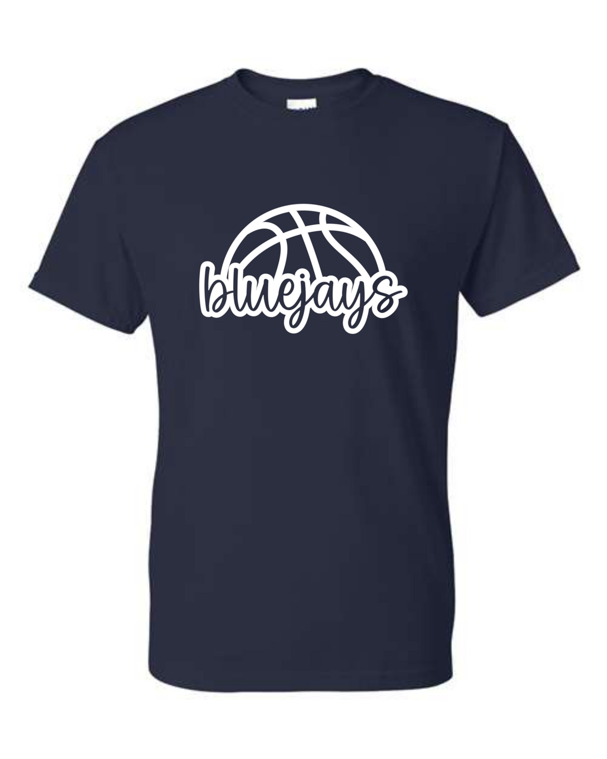 Bluejays Basketball Script T-Shirts & Long Sleeve