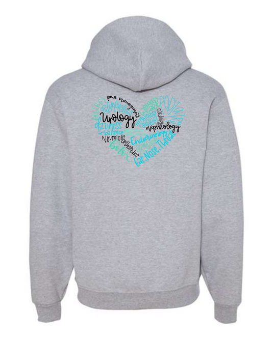 Outpatient Clinic Heart CollageSweatshirts & Outerwear