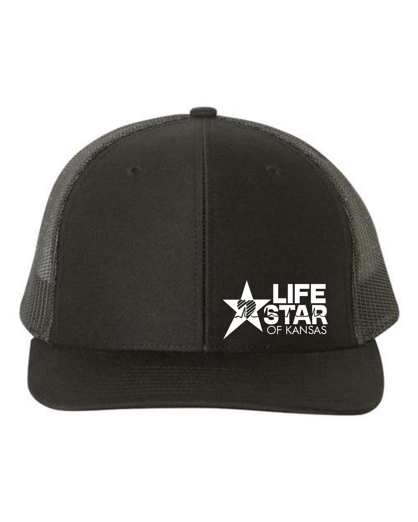 Life Star Black/White Logo Headwear