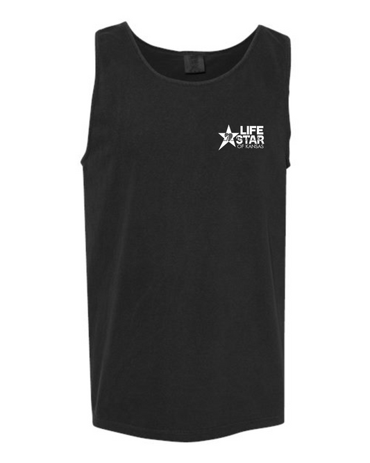 Life Star Black/White Logo Tank Tops