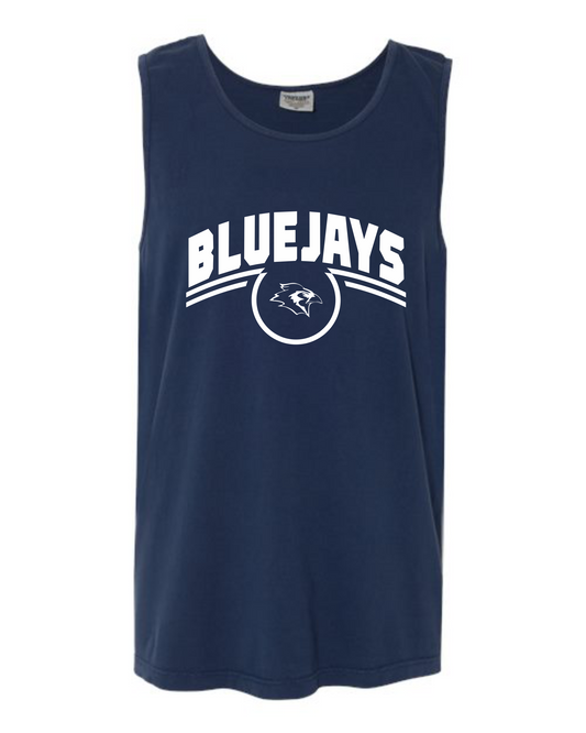 Bluejays Arched Tank Tops