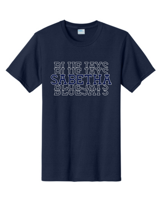 Sabetha Bluejays Repeated Tall Apparel