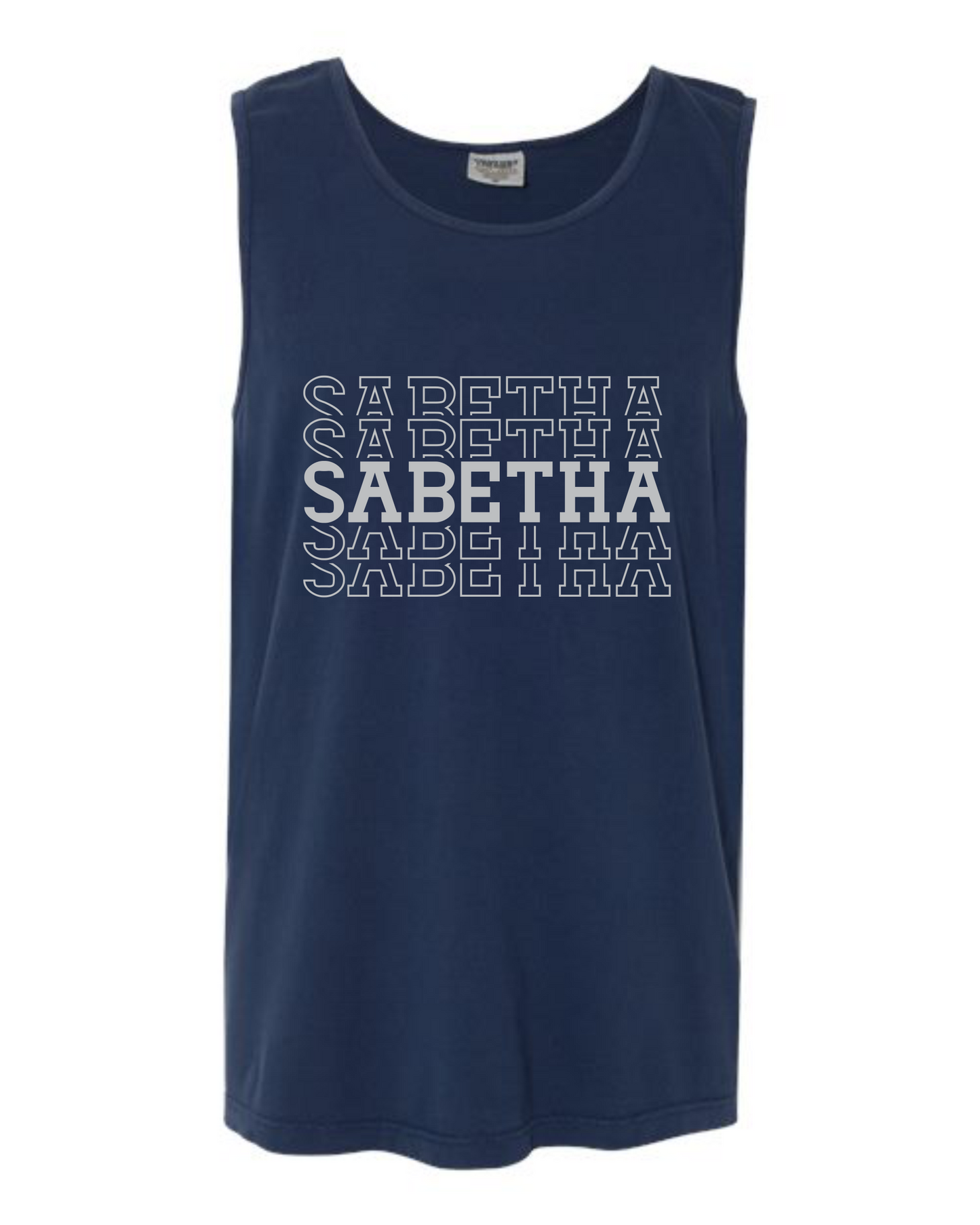 Sabetha Repeated Tank Tops