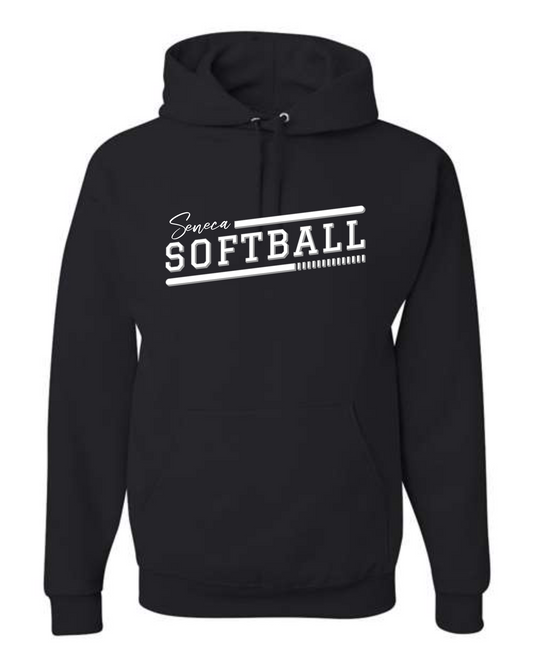 Seneca Softball Angle Sweatshirts & Outerwear