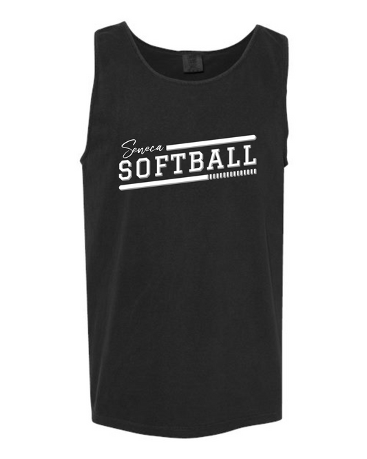 Seneca Softball Angle Tank Tops
