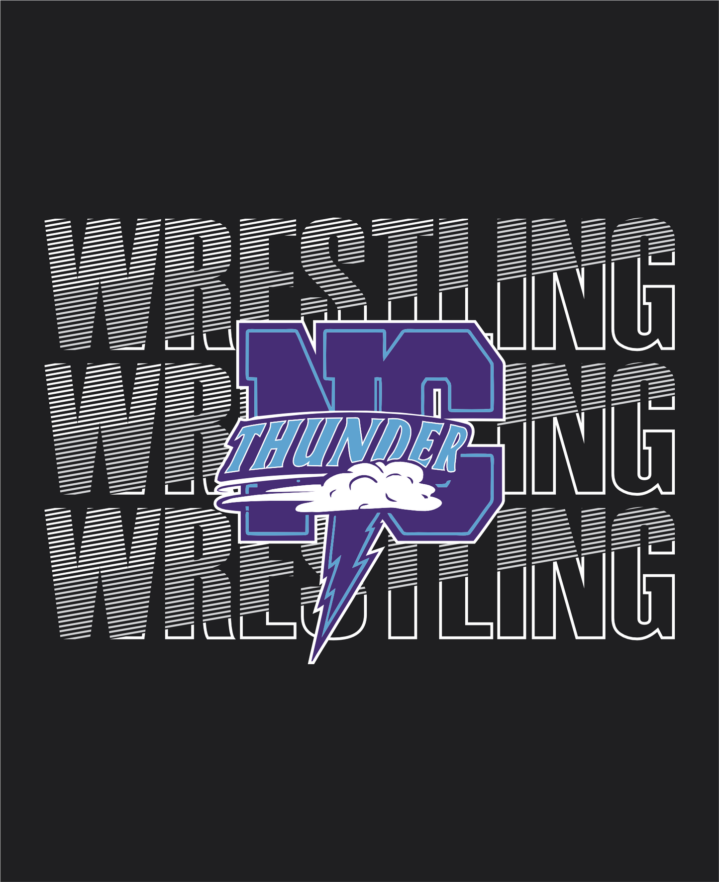 Thunder Wrestling Fan Gear D2 T-Shirts & Long Sleeves