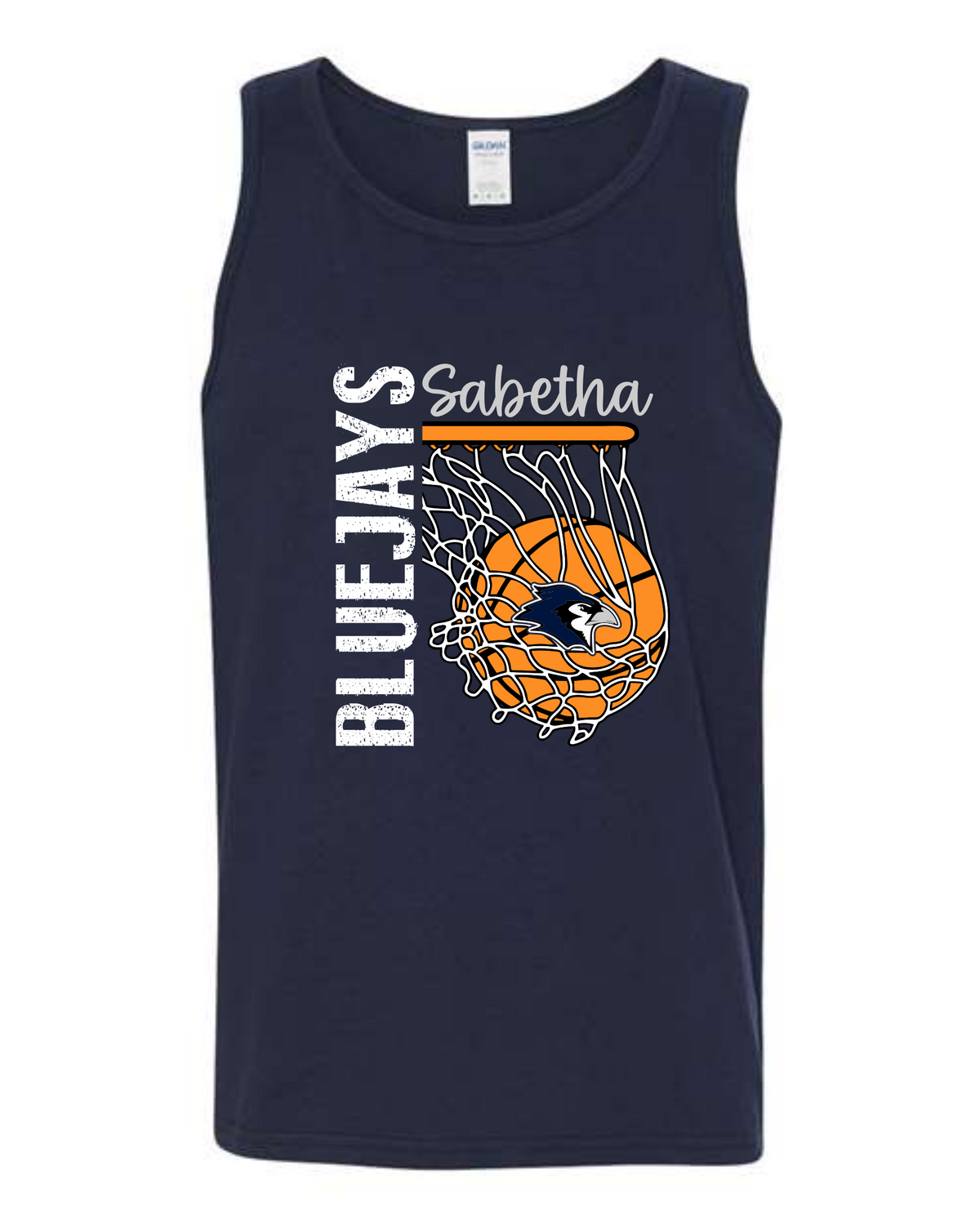 Bluejays Hoop Tank Tops