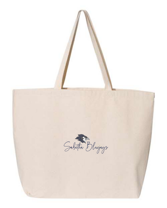 Sabetha Bluejays Distressed Script Bags