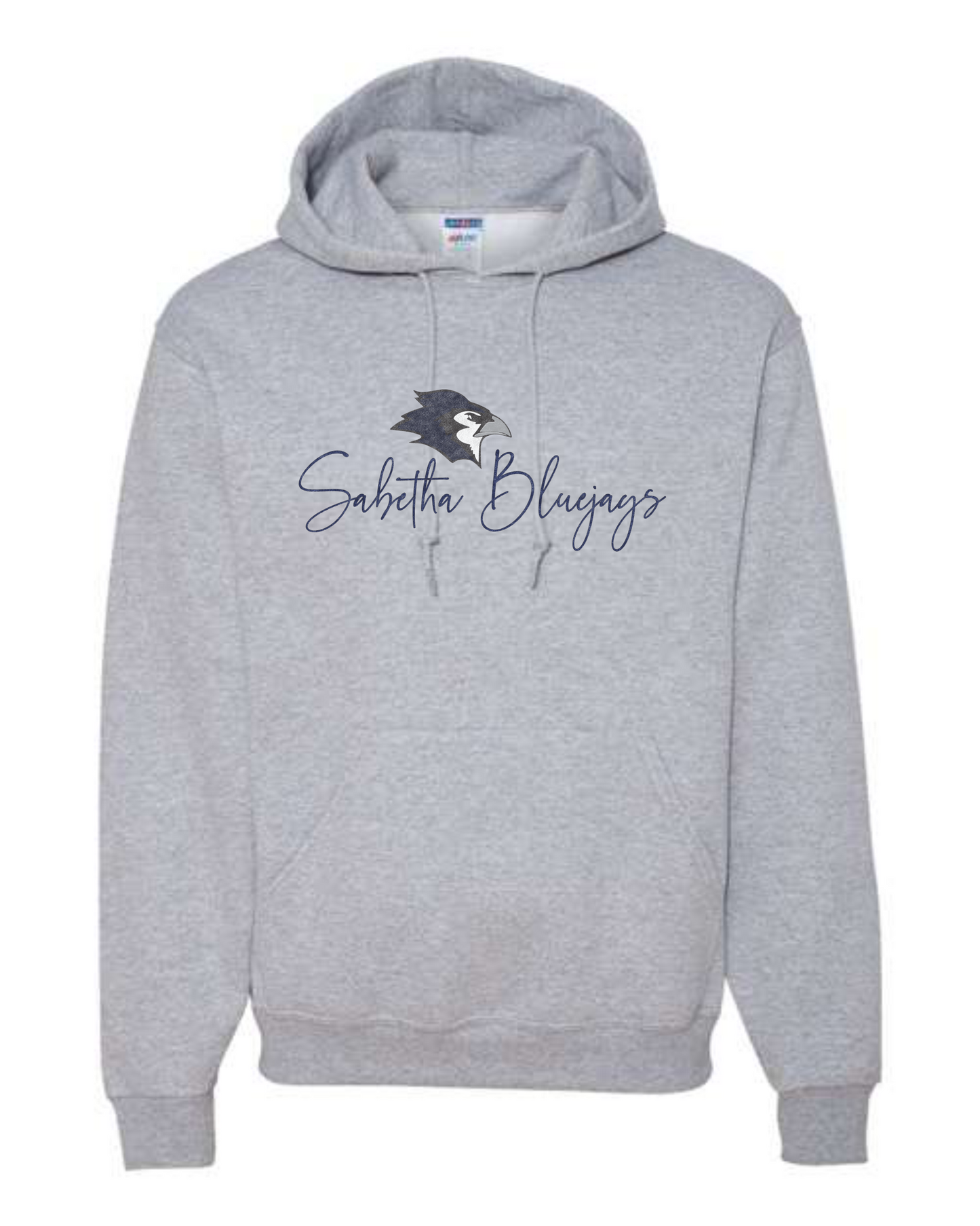 Sabetha Bluejays Distressed Script Sweatshirts & Outerwear